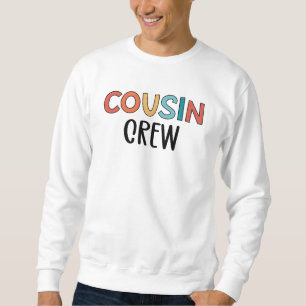 Cousin-Crew passt zum Cousin-Quadrat der Retro-Fam Sweatshirt