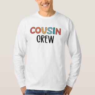Cousin-Crew passt zum Cousin-Quadrat der Retro-Fam T-Shirt