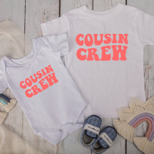 Cousin Crew   Peach Pink Match Family Baby T-shirt