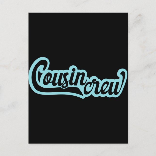 Cousin Crew Postkarte (Vorderseite)