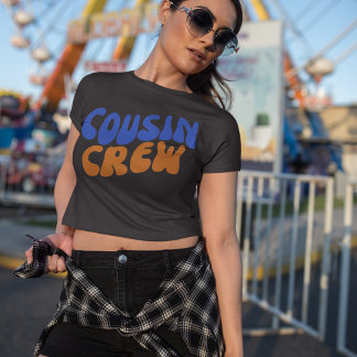 Cousin-Crew-Reihe passt zum Retro T-Shirt
