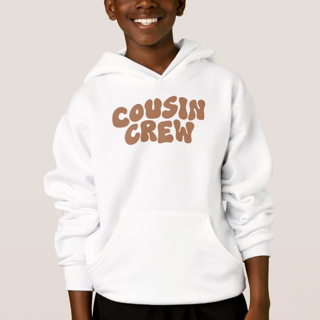 Cousin Crew | Retro Matching Cousin Family Wieders Hoodie (Vorderseite)