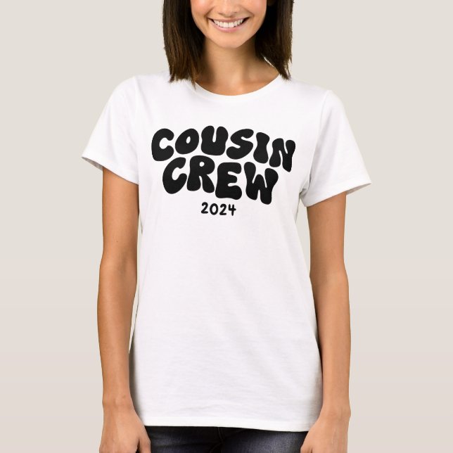 Cousin Crew | Retro Matching Cousin Family Wieders T-Shirt (Vorderseite)