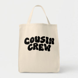 Cousin Crew | Retro Matching Cousin Family Wieders Tragetasche