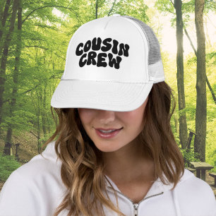 Cousin Crew   Retro Matching Cousin Family Wieders Truckerkappe