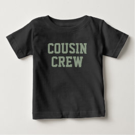 Cousin Crew | Sage Green Matching Kids Baby T-shirt
