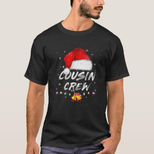 Cousin Crew Santa T Shirt Weihnachtsfamilie Matchi