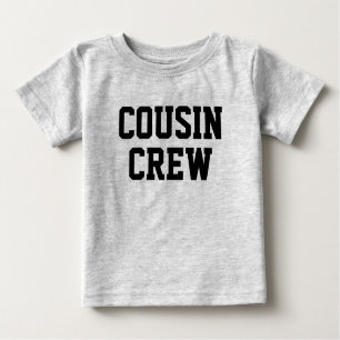 Cousin Crew   Schwarze Matching Kids Baby T-shirt