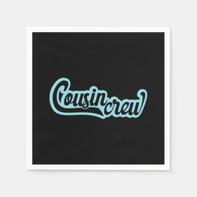 Cousin Crew Serviette (Vorderseite)