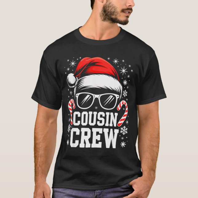 Cousin Crew Shirt Adults Kids Matching Christmas G (Vorderseite)