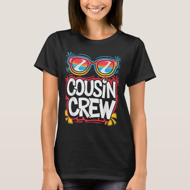Cousin Crew Shirt Erwachsene Kinder Matching Cousi (Vorderseite)