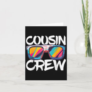 Cousin Crew Shirt Erwachsene Kinder Matching Cousi Karte