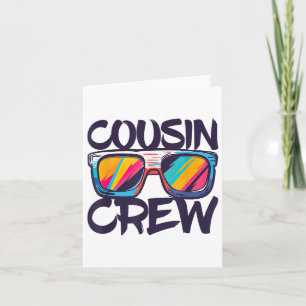 Cousin Crew Shirt Erwachsene Kinder Matching Cousi Karte