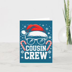 Cousin Crew-Shirt Erwachsene Kinder passendes Weih Karte