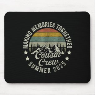 Cousin-Crew-Shirts, Camping-Cousins Sommer 2025  Mousepad
