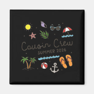 Cousin-Crew Sommer 2026 Urlaub Hawaii Strand Magnet