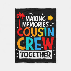 Cousin Crew Sommerurlaub Beach Familienreisen Mat Fleecedecke