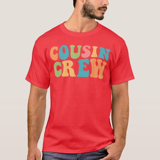Cousin Crew Sommerurlaub Familie Matching Cousin T-Shirt (Vorderseite)