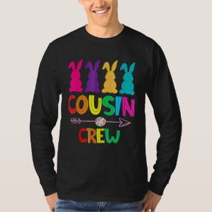Cousin Crew Squad Ostertag Niedlich Bunny Kids Tod T-Shirt
