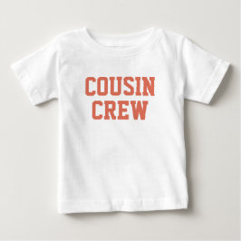 Cousin Crew | Terracotta Matching Kids Baby T-shirt