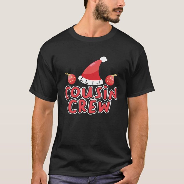 Cousin Crew Toddler  Christmas Family Matching T-Shirt (Vorderseite)