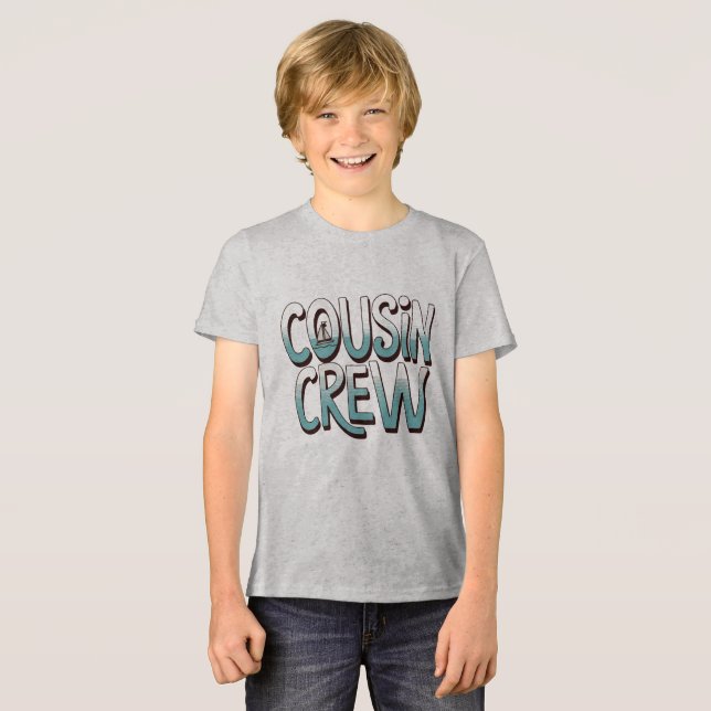 Cousin Crew Tri-Blend Shirt (Vorderseite voll)