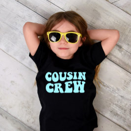 Cousin Crew | Türkismatte Familie Unisex Kinder T-Shirt