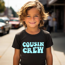 Cousin Crew | Türkismatte Familie Unisex Kinder T-Shirt