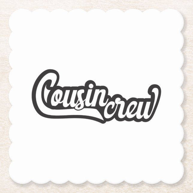 Cousin Crew Untersetzer (Vorderseite)