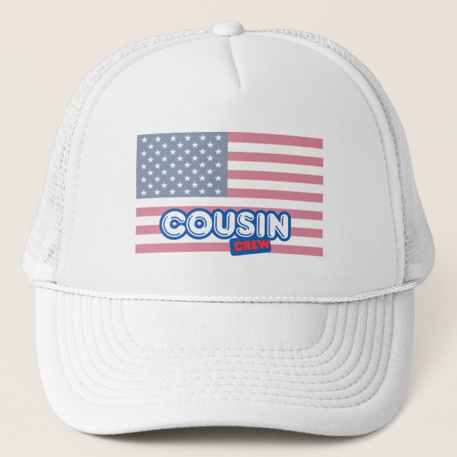 COUSIN CREW USA TRUCKERKAPPE (Vorderseite)