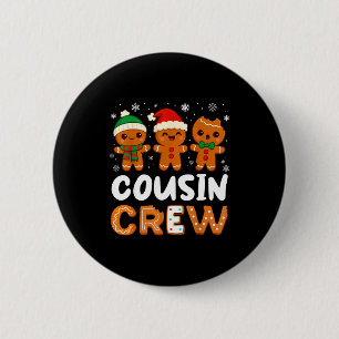 Cousin Crew Weihnachten 2025 Cookie Kinder Junge M Button