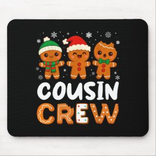 Cousin Crew Weihnachten 2025 Cookie Kinder Junge M Mousepad