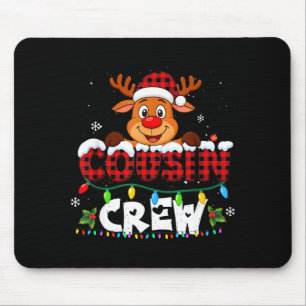 Cousin Crew Weihnachten 2025 Familie passend zum W Mousepad