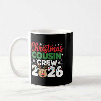 Cousin Crew Weihnachten 2026 Xmas Familie Matching Kaffeetasse