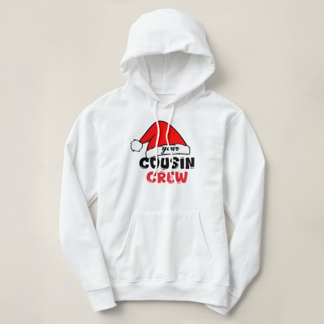 Cousin Crew Weihnachten Hoodie (Design vorne)
