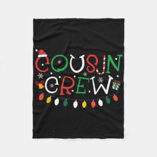 Cousin Crew Weihnachten im Juli Squad Familien-Mat Fleecedecke