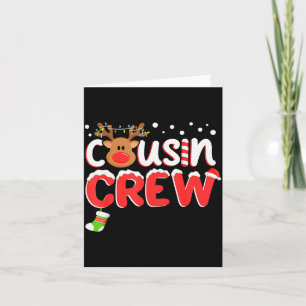 Cousin Crew Weihnachten Kinder Cousins Weihnachten Karte