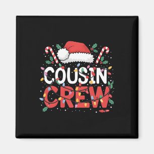 Cousin Crew Weihnachten Kinder Cousins Weihnachten Magnet