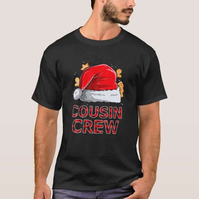 Cousin Crew Weihnachten Weihnachtsfamilie Matching T-Shirt (Vorderseite)