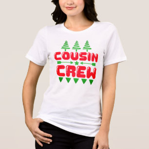 Cousin Crew Weihnachts-Familien-Matching-Design-86 Tri-Blend Shirt