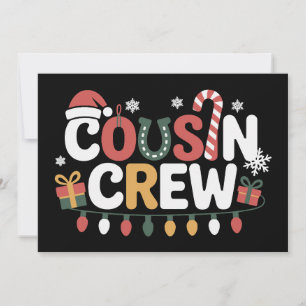 Cousin Crew Weihnachts Keksschlange Lichter Xmas H Einladung