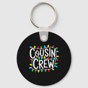 Cousin Crew Weihnachts Weihnachtslichter Familie M Schlüsselanhänger