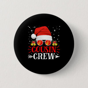 Cousin Crew Weihnachtsfamilie Matching Pajama Button