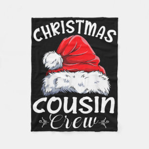 Cousin Crew Weihnachtsfamilie Matching Weihnachten Fleecedecke