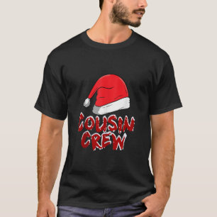 Cousin Crew Weihnachtsmannmütze Weihnachten Famili T-Shirt
