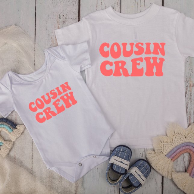 Cousin Crew | White Matching Family Kids Unisex T-Shirt (Von Creator hochgeladen)