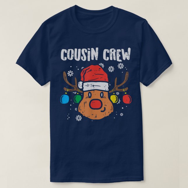Cousin Crew Xmas PJs Matching Christmas Pajamas Fo T-Shirt (Design vorne)