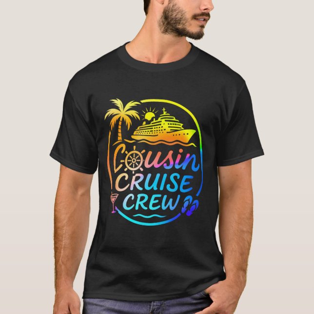 Cousin Cruise Crew Trocal Summer Vacation Matching T-Shirt (Vorderseite)