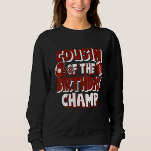 Cousin der American Football Par Sweatshirt