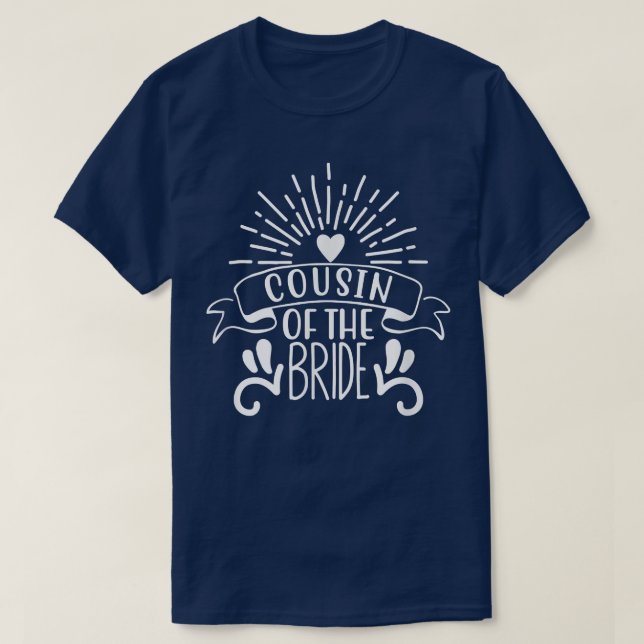Cousin der Bride T-Shirt Idea Junggeselinnen-Absch (Design vorne)